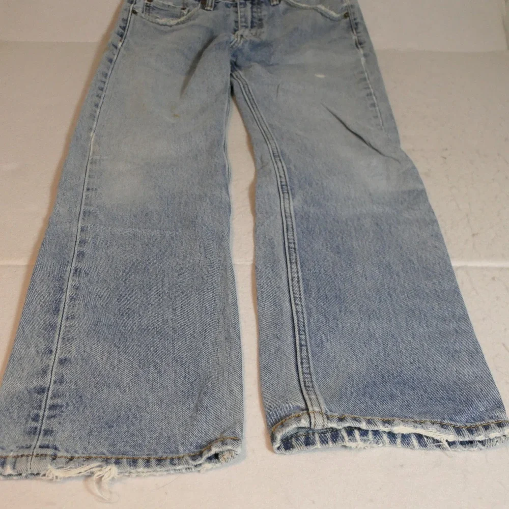 Levi's Mens 505 Jeans 30x32 Blue Distressed Grunge Workwear Rugged Heritage Alt